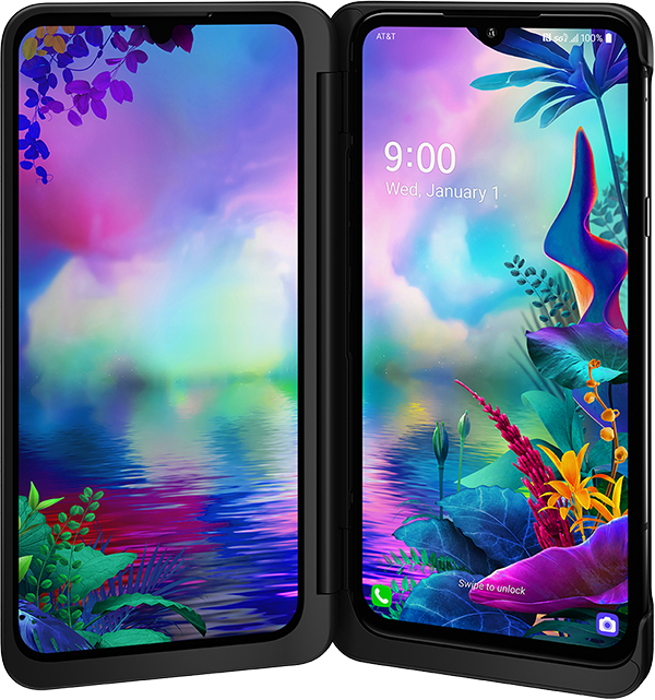 LG G8X ThinQ(TM) Dual Screen - Black Black from AT&T